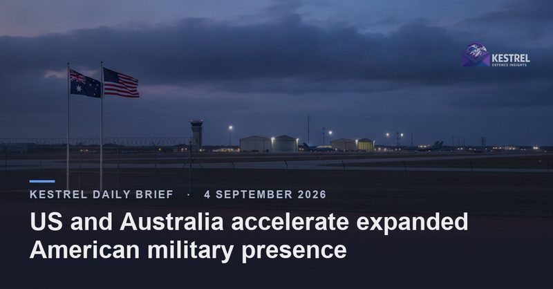 US and Australia accelerate expanded American military presence