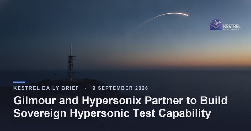 Gilmour and Hypersonix Partner to Build Sovereign Hypersonic Test Capability