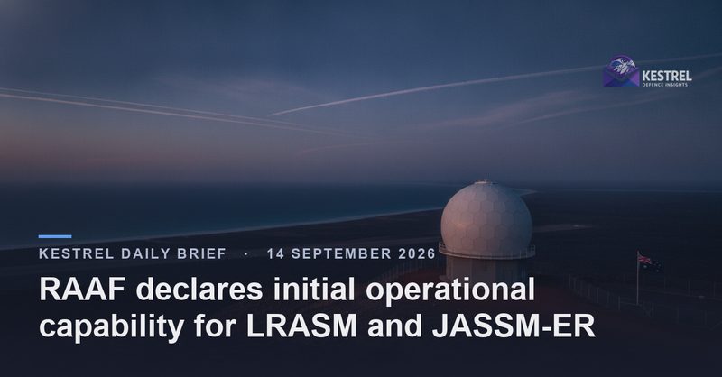 RAAF declares initial operational capability for LRASM and JASSM-ER