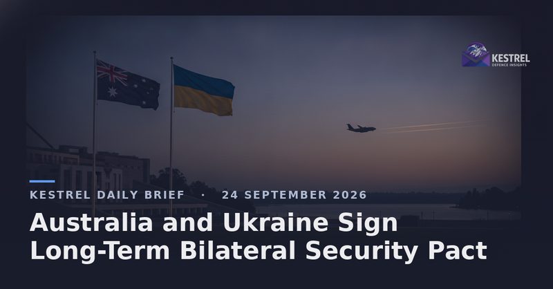 Australia and Ukraine Sign Long-Term Bilateral Security Pact