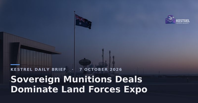 Sovereign Munitions Deals Dominate Land Forces Expo
