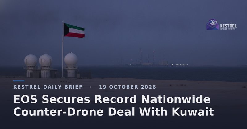 EOS Secures Record Nationwide Counter-Drone Deal With Kuwait